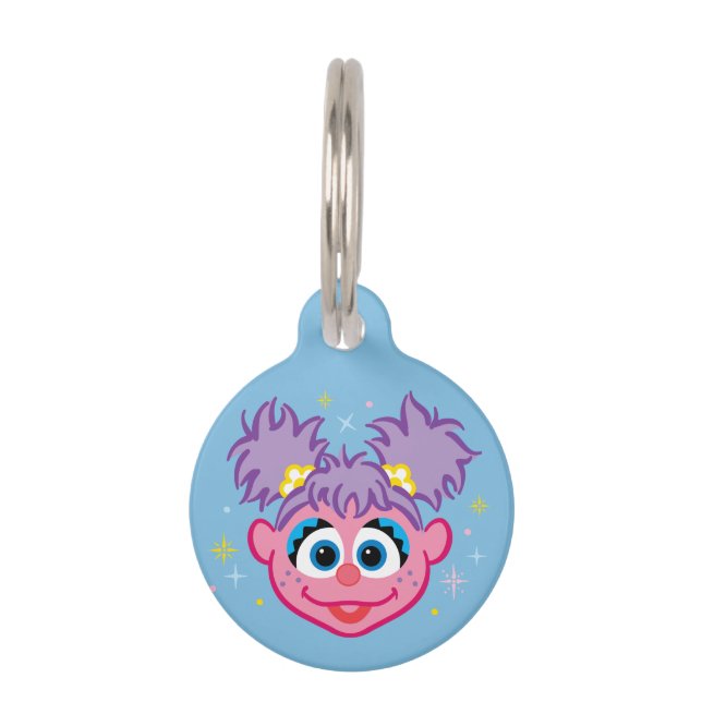 Placa Para Mascotas Abby Smiling Face (Anverso)
