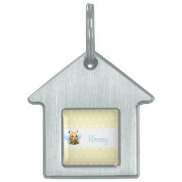 Placa Para Mascotas Abeja Linda