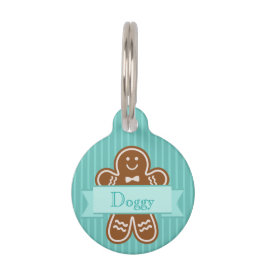 Placa Para Mascotas Abrazos del pan de jengibre