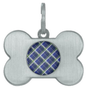Placa Para Mascotas Abstracción cuadrada geométrica 5