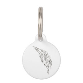 Placa Para Mascotas abstract