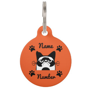 Placa Para Mascotas accesorios para amantes de gatos divertidos