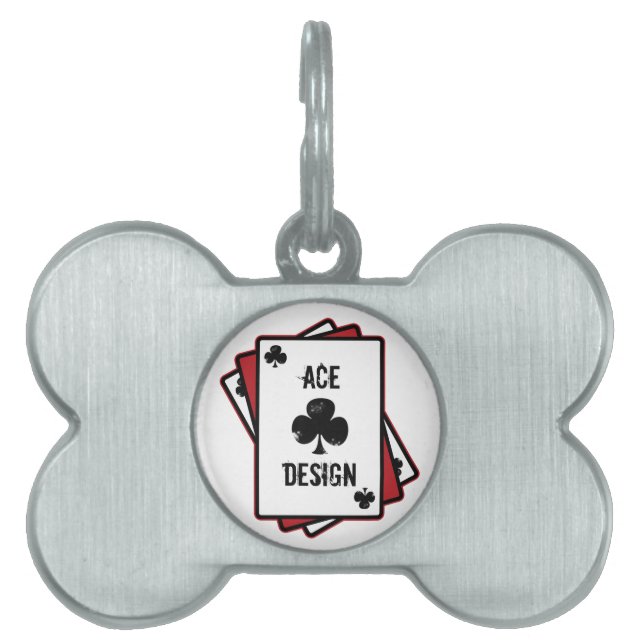 Placa Para Mascotas Ace Design (Frente)