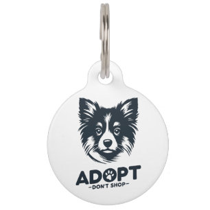 Placa Para Mascotas Adopta no compres 3