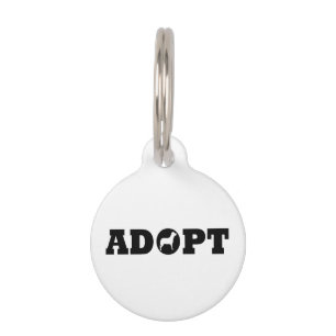 Placa Para Mascotas Adoptar mascotas