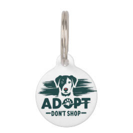 Placa Para Mascotas Adoptar no comprar 2
