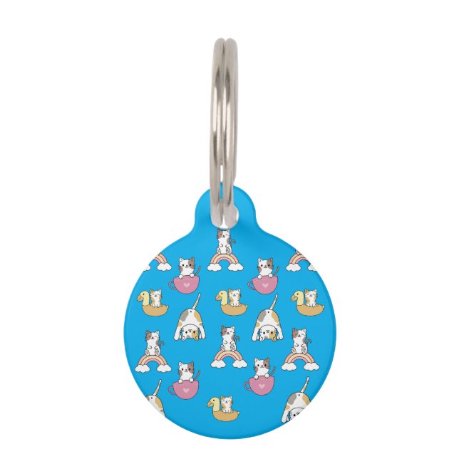 Placa Para Mascotas Adorable Kitty Cats (Anverso)