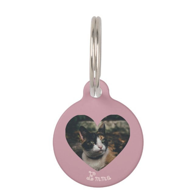 Placa Para Mascotas Adorno Personalizable (Anverso)