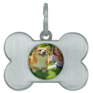 Placa Para Mascotas Agregar foto de mascota Personalizar