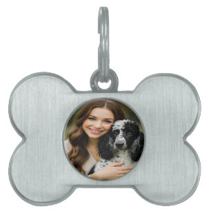 Placa Para Mascotas Agregar foto de Poddle Personalizar Personalizació