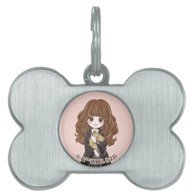 Placa Para Mascotas Agua mágica Hermione Granger (Frente)