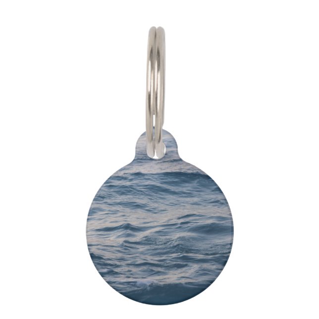 Placa Para Mascotas Aguas de mar cerradas (Anverso)