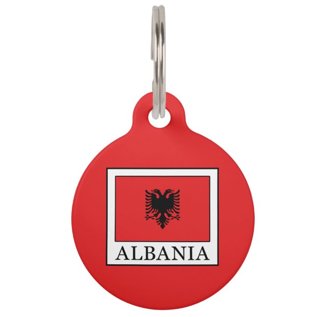 Placa Para Mascotas Albania (Anverso)