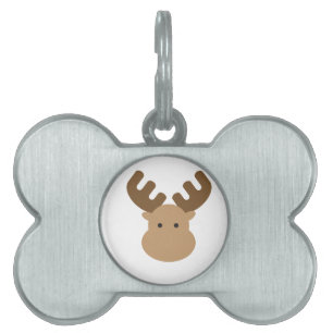 Placa Para Mascotas Alces