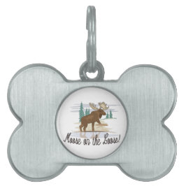 Placa Para Mascotas ¡Alces en el flojo!