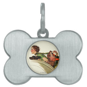 Placa Para Mascotas Alegría