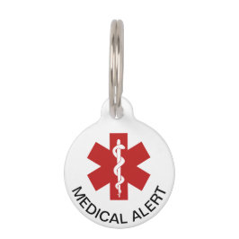Placa Para Mascotas Alerta médica