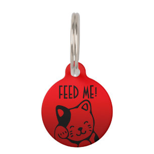 Placa Para Mascotas Alimentame