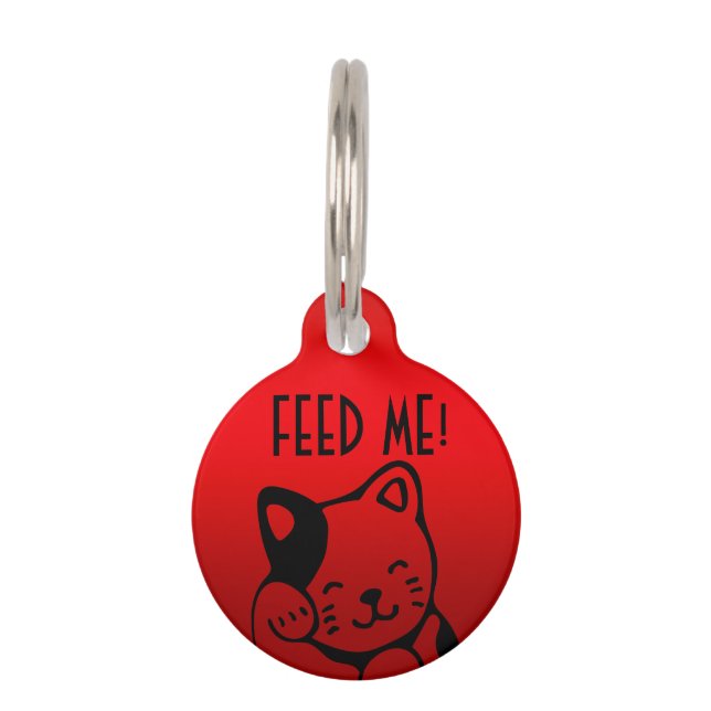 Placa Para Mascotas Alimentame (Anverso)