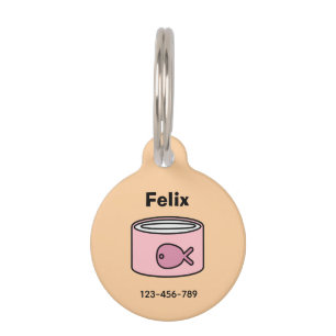 Placa Para Mascotas ¡Aliméntame! Gato