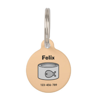 Placa Para Mascotas ¡Alimentame! Gato