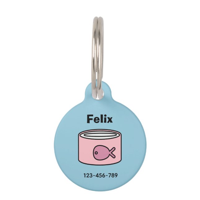 Placa Para Mascotas ¡Alimentame! Gato (Anverso)