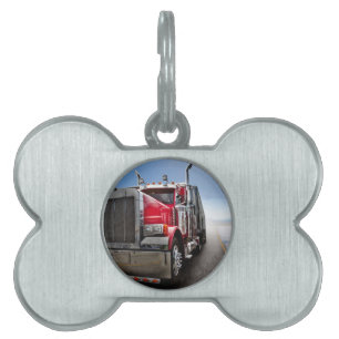 Placa Para Mascotas All American Trucker