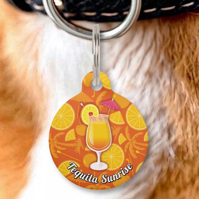 Placa Para Mascotas Amanecer de tequila (Subido por el creador)