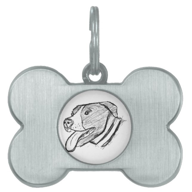 Placa Para Mascotas amante de los animales (Frente)