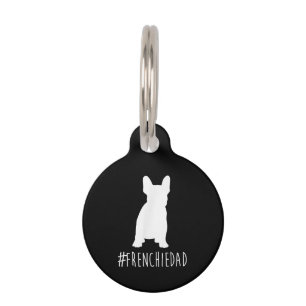 Placa Para Mascotas Amante del Bulldog Papá Frenchie Papá del Bulldo