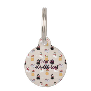 Placa Para Mascotas Amar a mis gatos