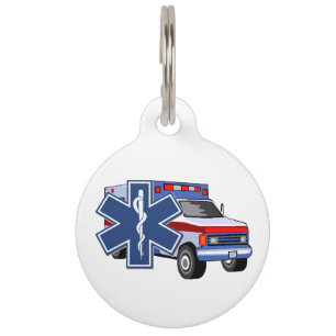 Placa Para Mascotas Ambulancia del ccsme