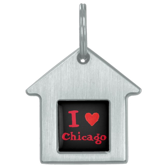 Placa Para Mascotas AME Chicago (Frente)