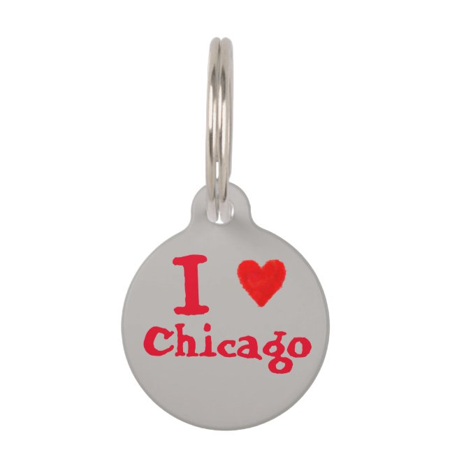 Placa Para Mascotas AME Chicago (Anverso)