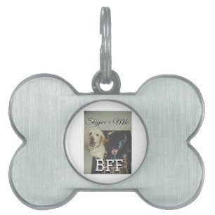 Placa Para Mascotas Amigos mascotas mejores agregar nombre foto animal
