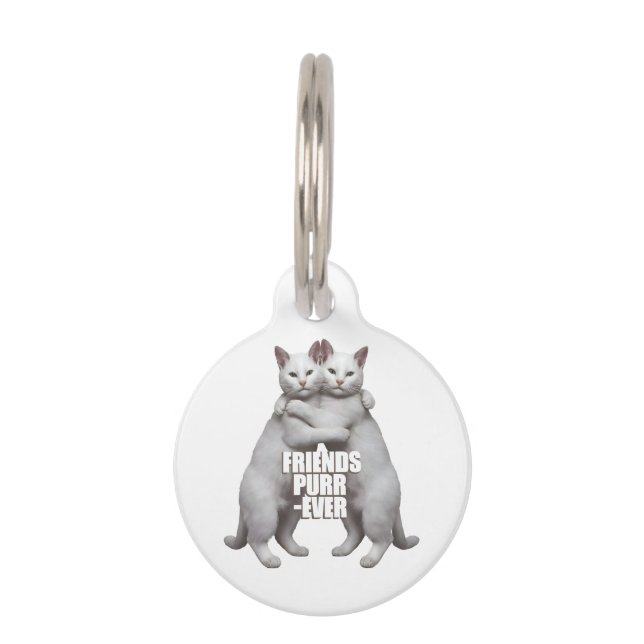 Placa Para Mascotas Amigos Purr-Ever (Anverso)