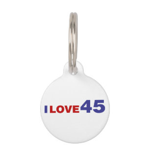 Placa Para Mascotas Amo 45