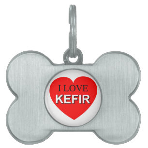 Placa Para Mascotas Amo a Kefir