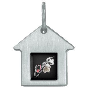 Placa Para Mascotas Amo a Shichon