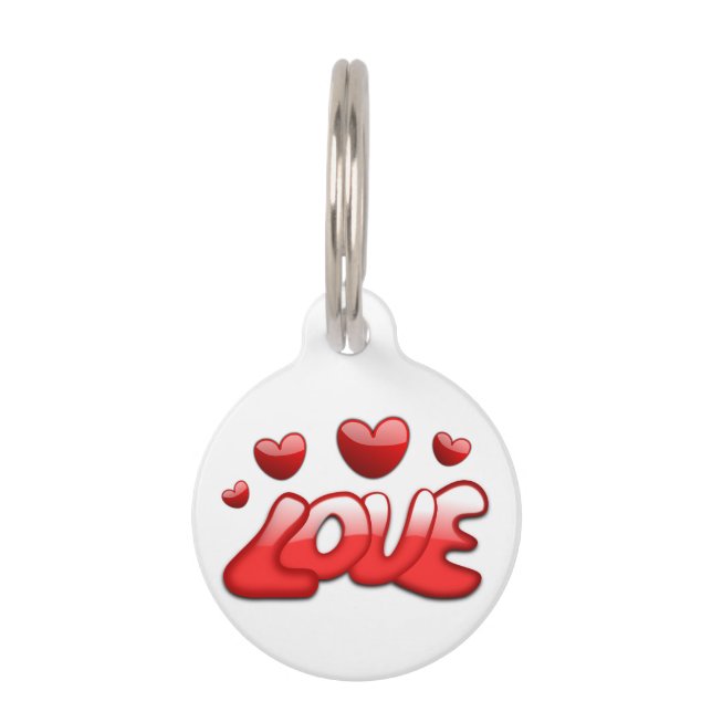 Placa Para Mascotas Amor (Anverso)