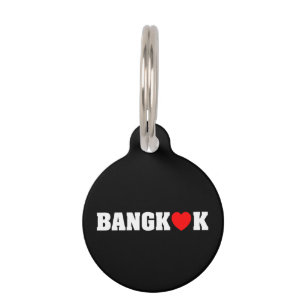 PLACA PARA MASCOTAS AMOR BANGKOK