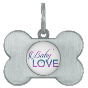 Placa Para Mascotas Amor de bebé