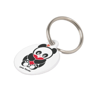 Placa Para Mascotas Amor Panda®