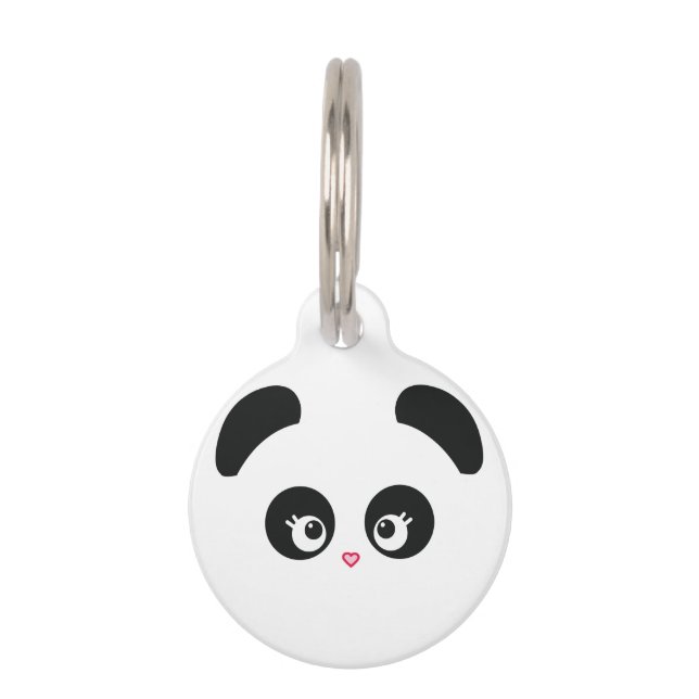 Placa Para Mascotas Amor Panda® (Anverso)