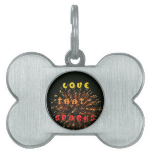 Placa Para Mascotas Amor que provoca abstracción de la impresión de di