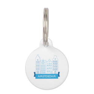 Placa Para Mascotas Ámsterdam