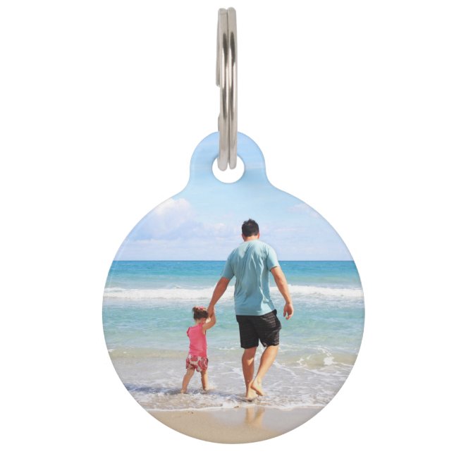 Placa Para Mascotas Añadir su propia foto y/o texto (Anverso)