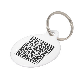 Placa Para Mascotas Análisis de código QR si se pierde