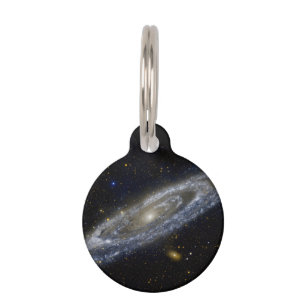 Placa Para Mascotas Andromeda galaxia Vía lechosa universo cosmos