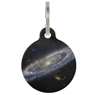 Placa Para Mascotas Andromeda galaxia Vía lechosa universo cosmos